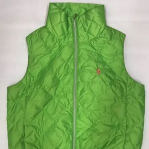 Polo Ralph Lauren Quilted Puffer Down Vest Jacket